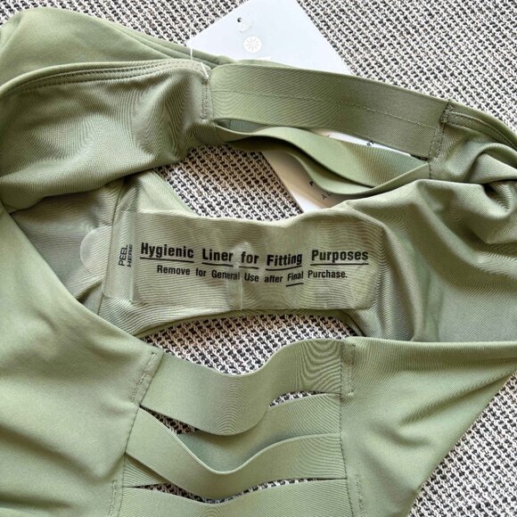 Athleta Eucalyptus Olive Palm Swim Boyshort size XS - Picture 6 of 11